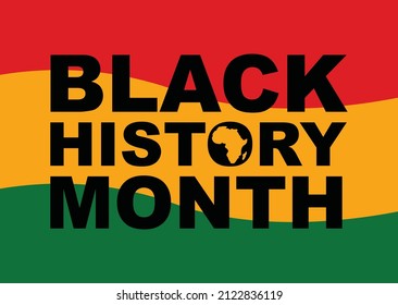 Excellence Black History Month. African American History Annual Celebrate.  February days. United States Poster, Card, Banner, and Background. Vector illustration design.