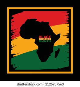 Excellence Black History Month. African American History Annual Celebrate.  February days. United States Poster, Card, Banner, and Background. Vector illustration design.