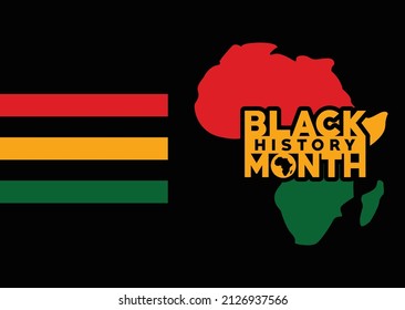 Excellence Black History Month. African American History Annual Celebrate.  February days. United States Poster, Card, Banner, and Background. Vector illustration design.