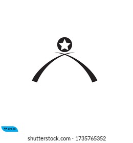 Plantilla de ilustración vectorial de diseño de icono de excelencia