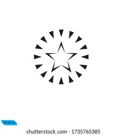 Plantilla de ilustración vectorial de diseño de icono de excelencia