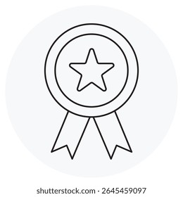 ícone Excelência, Impulsionado pela Excelência Definindo o Padrão Ouro, Excelência em Ação se Esforçando Além dos Limites, vetor
