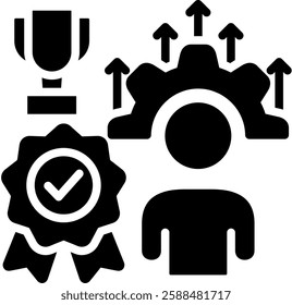 Excellence Icon Element For Design