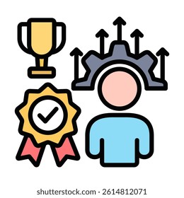 Excellence Icon Element For Design