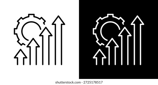 Conjunto de iconos de excelencia. Diseño De Línea Limpia Con Versiones Claras Y Oscuras Para Un Uso Versátil