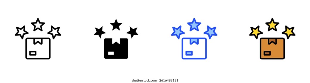 Excellence Icon Set With Multiple Style Collection