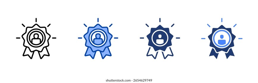 Excellence icon set multiple style collection