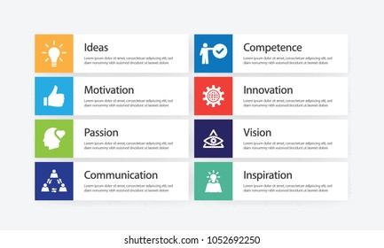Excellence Infographic Icon Set