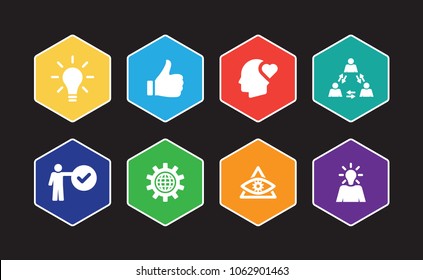 Excellence Infographic Icon Set
