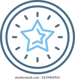 Excellence Line Two Colour Icon