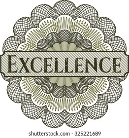 Excellence money style rosette