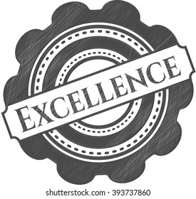Excellence pencil draw