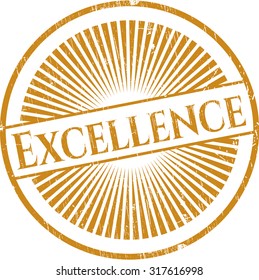 Excellence rubber grunge stamp