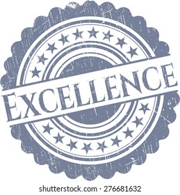Excellence rubber stamp