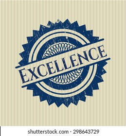 Excellence rubber stamp