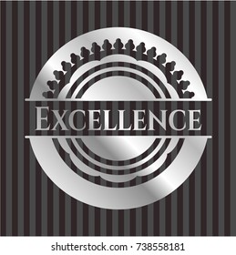 Excellence silvery emblem