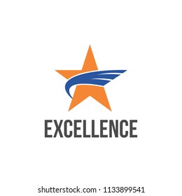 Excellence, Star Logo Template