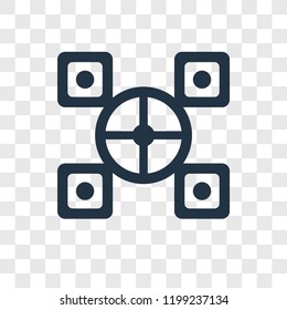 Excellence vector icon isolated on transparent background, Excellence transparency logo concept