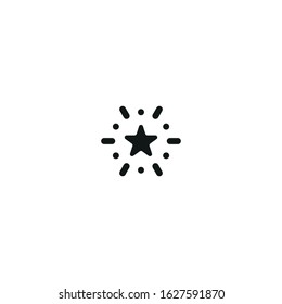 excellence vector icon on white background