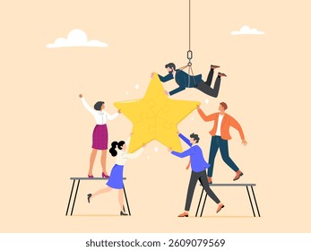 Excellence in work or service, customer feedback ratings, or performance evaluations