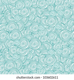 Excellent abstract blue background with circular lines. Vector illustration