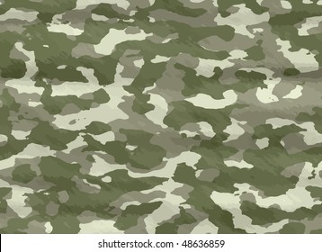 Excellent Background Vector Illustration Of Disruptive  Camouflage Material