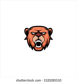 Excellent bear mascot design vector
