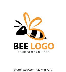 Excellent bee mascot design vector