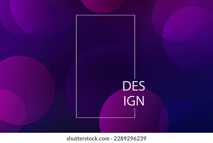Excellent blue and purple gradient background with circles