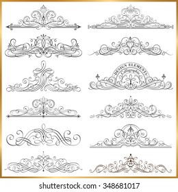 Excellent calligraphic frames set.