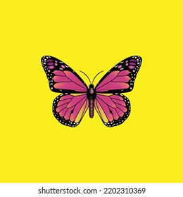 Excellent collection of butterflies vector