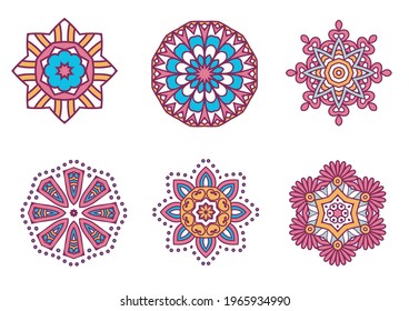 An excellent collection of unique mandala design.