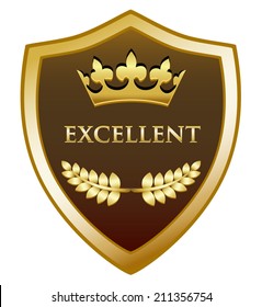 Excellent Gold Shield  
