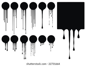 excellent high quality drips vector illustration for your design