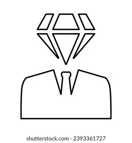 Excellent Icon In Outline Style