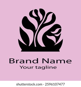 Excellent Latest logo design with different designs of the same shape For business company. vector file. Color editable.