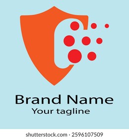 Excellent Latest logo design with different designs of the same shape For business company. vector file. Color editable.