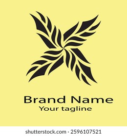 Excellent Latest logo design with different designs of the same shape For business company. vector file. Color editable.