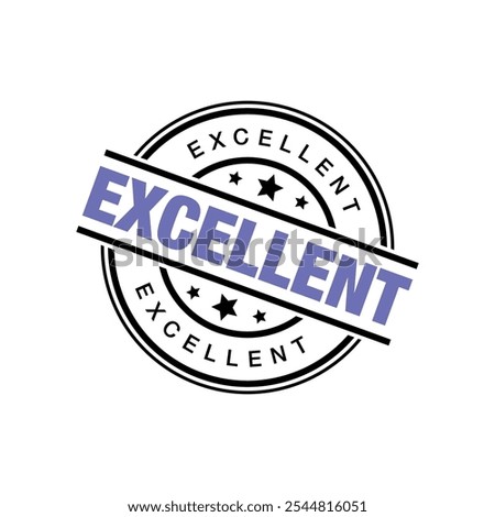 Excellent Letter Rubber Stamp Template