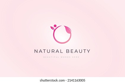 An excellent logo template which is perfect for natural, wellness, beauty, cosmetic,spa, yoga, health, medical health care company