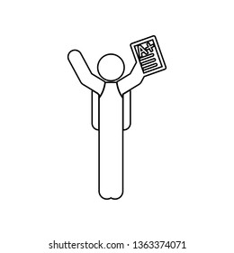 excellent mark icon. Element of back to school for mobile concept and web apps icon. Outline, thin line icon for website design and development, app development
