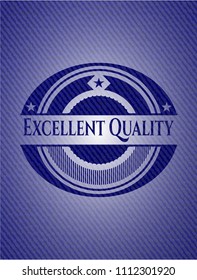 Excellent Quality emblem with jean texture
