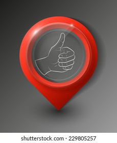 excellent set of colorful pointers to determine hand location