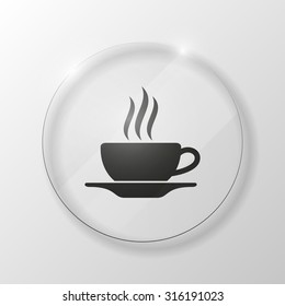 excellent set of colorful pointers to determine location.  Cup (mug) of hot drink (coffee, tea etc)