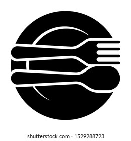 excellent table etiquette icon vector