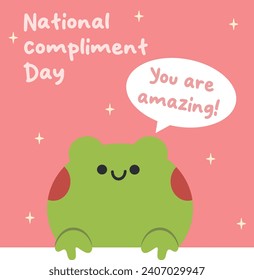 An excellent vector graphic for National Compliment Day celebrations is this one.