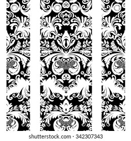 Excellent vintage ornament floral  seamless pattern