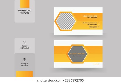 excellent visiting card  template design