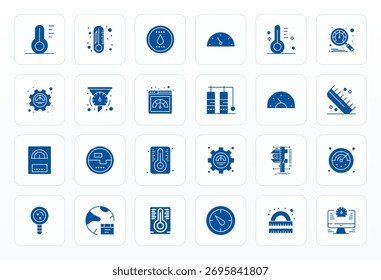 Colección excepcional de 24 iconos vectoriales de glifos para Gauge, entregados en resolución alineada de 128x128 píxeles para una excelencia visual y facilidad de uso sin igual.