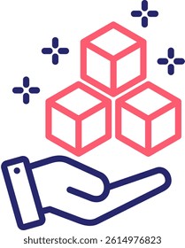 Excess Icon Color Vector Illustration
